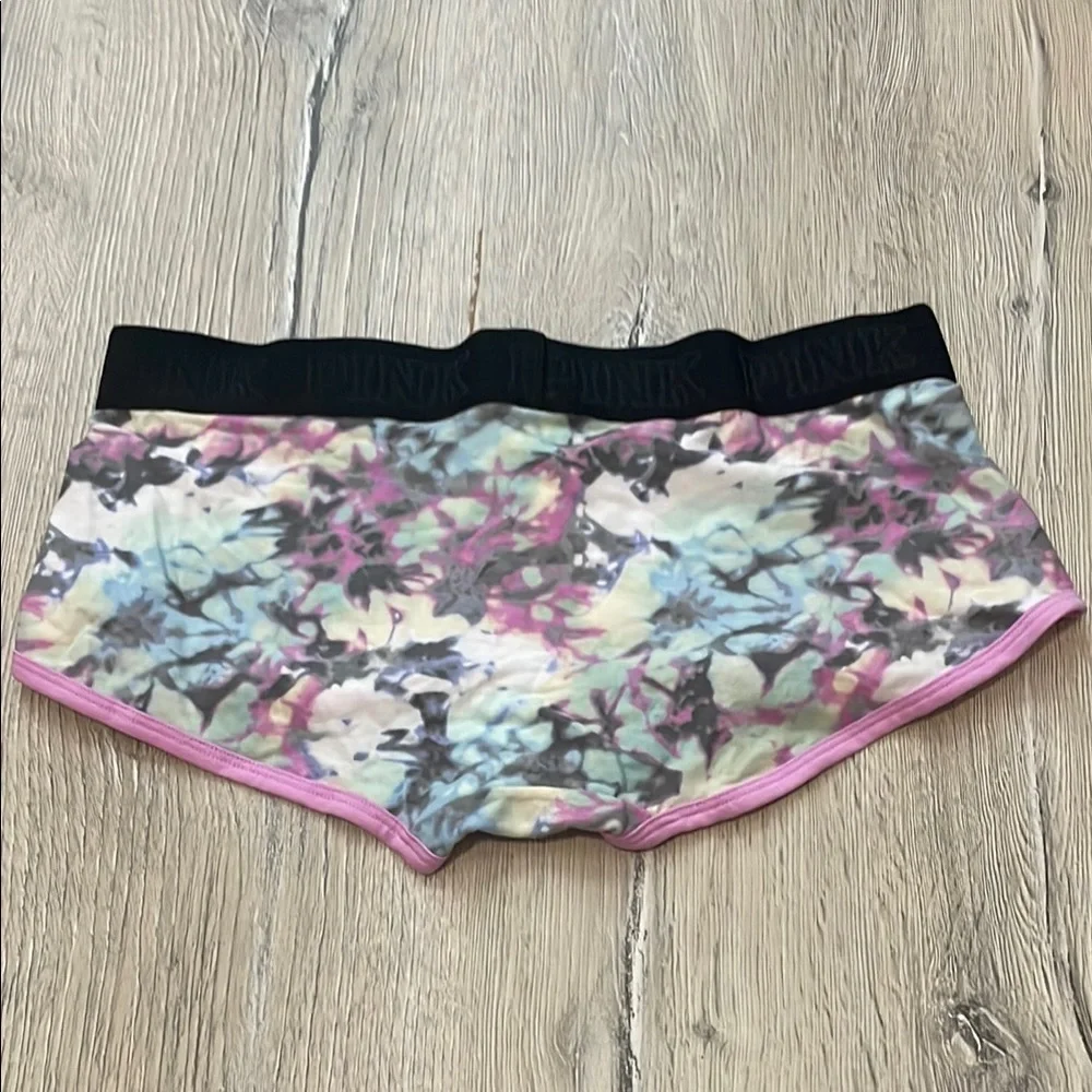 Pink Victoria Secret Tie Dye and Pink Lace Trim Panties
